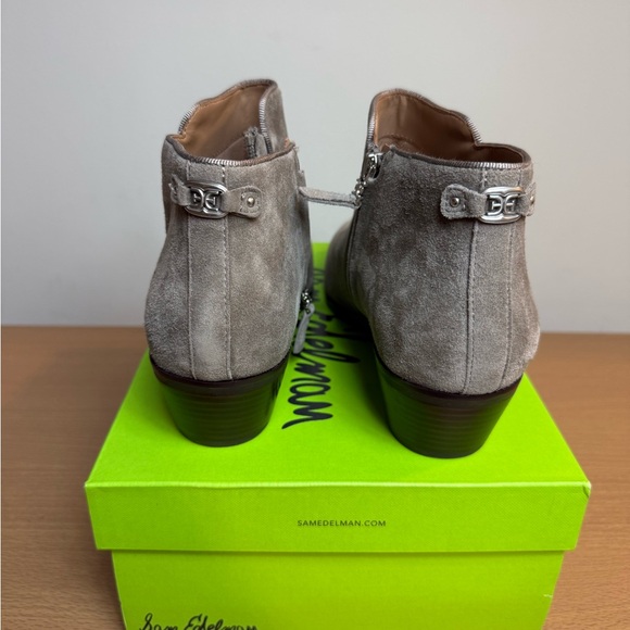 NWT Sam Edelman Petty Bootie Gray Suede Size 11 M - Picture 3 of 7